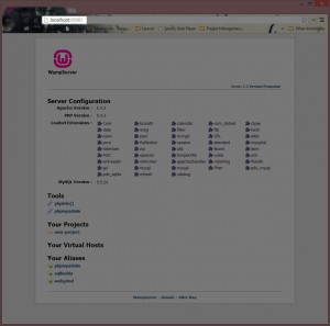 Working Apache Localhost